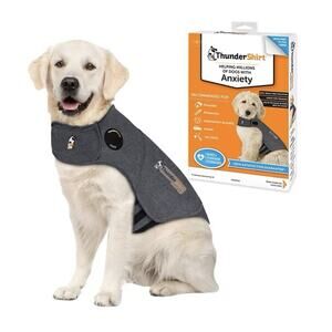 ThunderShirt Dog Anxiety Vest XL Heather Gray Calming Wrap Large Breed Open Box